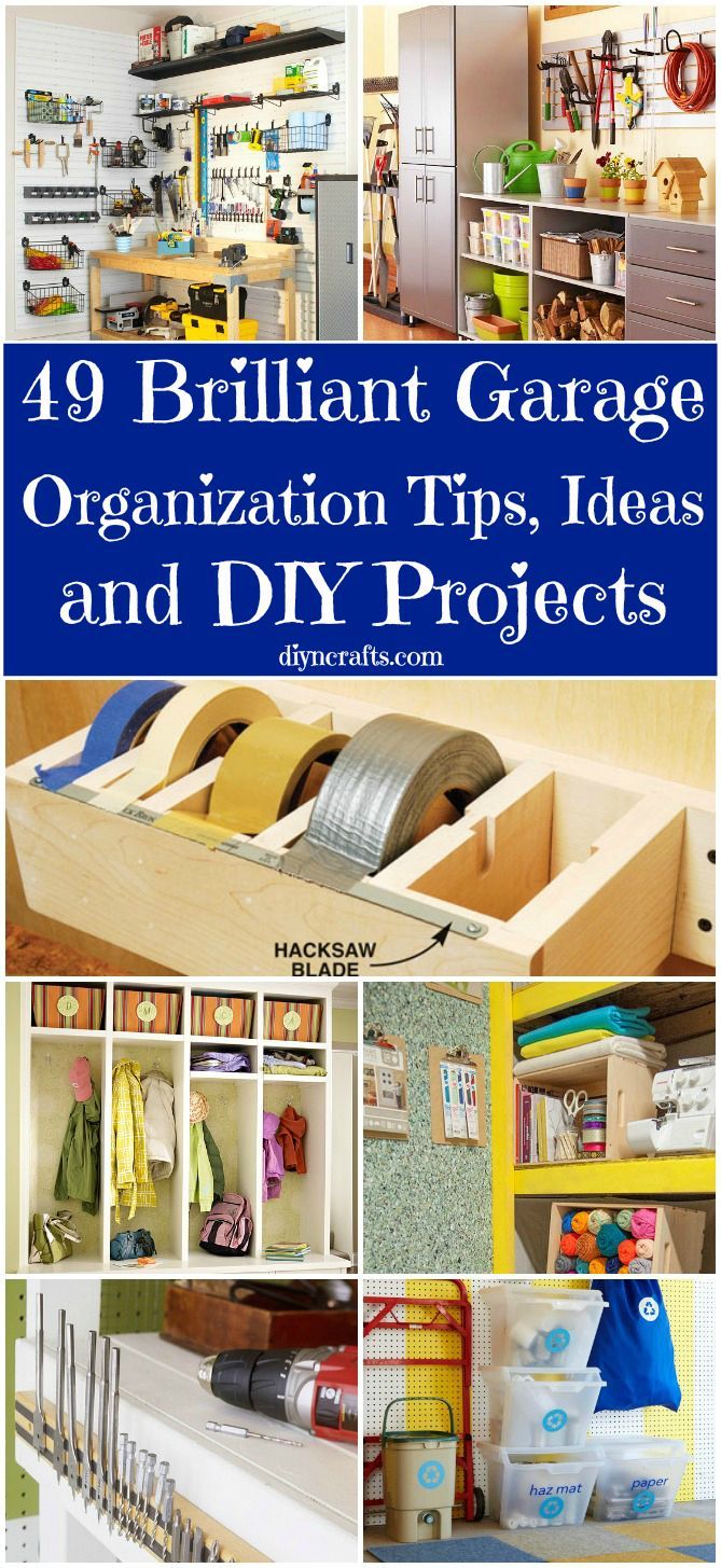 49 Brilliant Garage Organization Tips, Ideas and DIY Projects