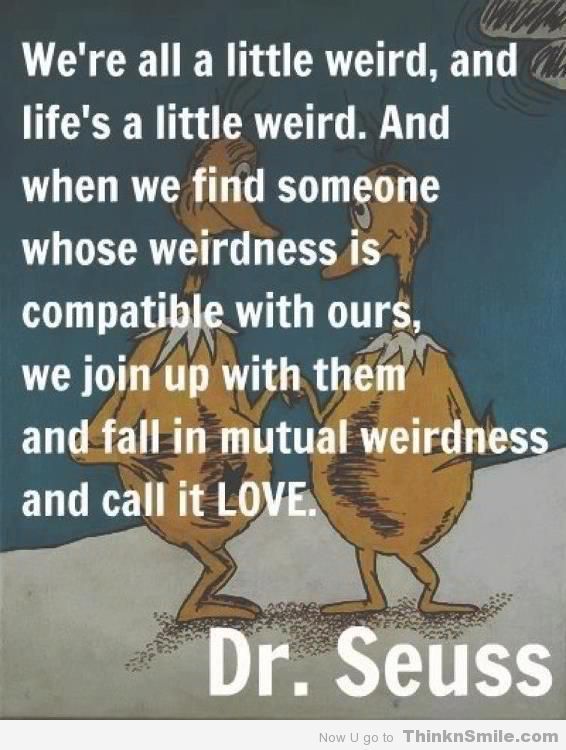 A little Dr. Seuss wisdom