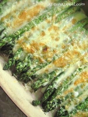 Asparagus w/olive oil, sea salt  parmesan cheese | Learn To Cook