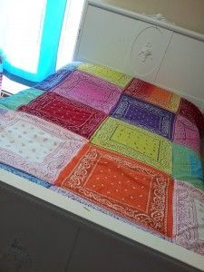 Bandana Quilt.  Maybe backing for my denim quilt