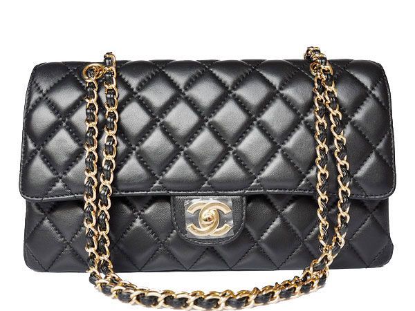 Chanel 2.55 Lambskin Leather Black 1113 ALG