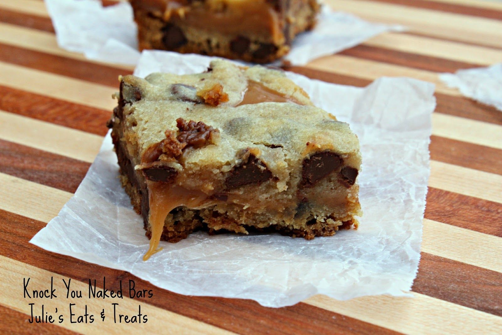 Chocolate Chip Cookie, Caramel, and Peanut Butter Bars
