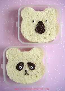 Cute Food For Kids?: 2 Bear Sandwiches