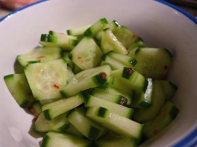 Dimples  Delights: Sweet  Spicy Cucumbers