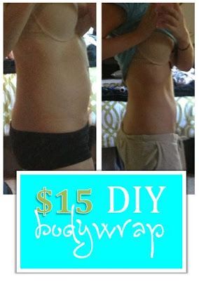 DIY at home body wrap – just 3 supplies needed!