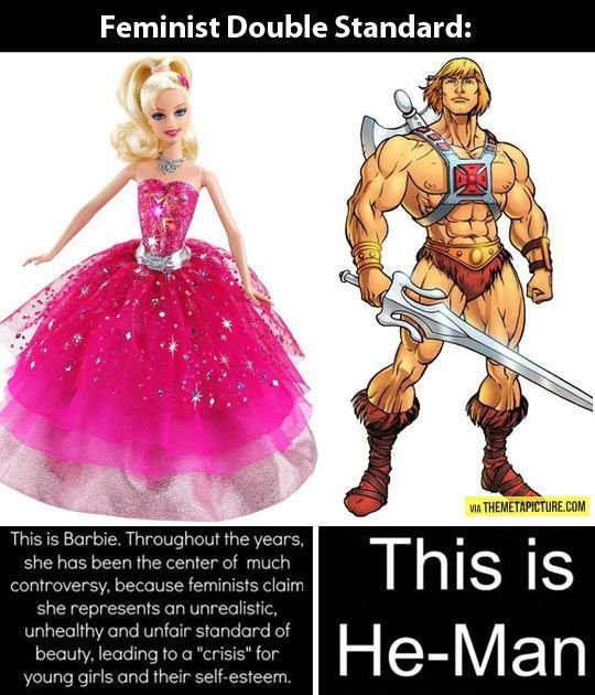 Feminist double standard…