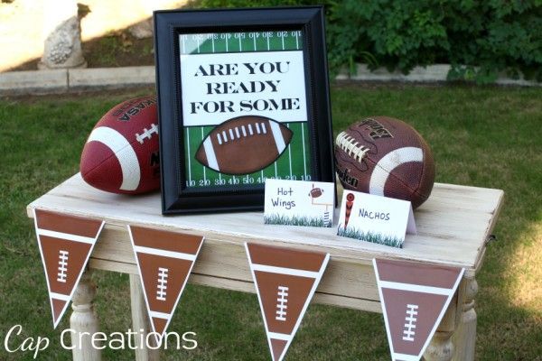 (Free) Football Party Printables