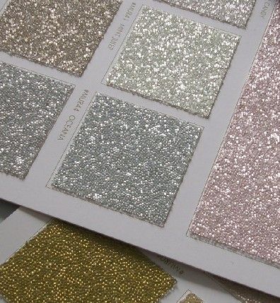 Glitter wall paper!!  Somebody pinch me!