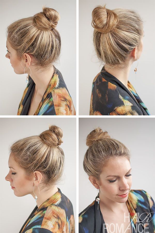 Hair Romance – 30 Buns in 30 Days – Day 20 – Top knot bun hairstyle