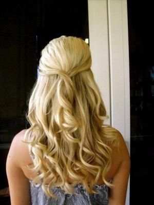 Half-up and Styled Down Hair Photo Gallery – Down and Half-up Styled …LOVE how