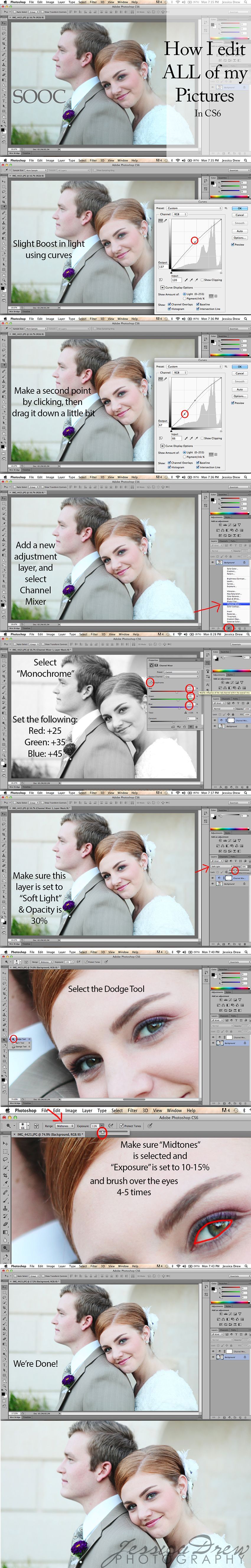 How to basic editing in Photoshop