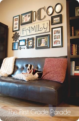 I like this idea for over my family room couch…Ive bee looking for a picture a