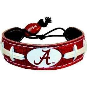 Leather Alabama football cuff