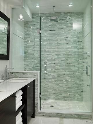 Master Bathroom | Sarah Richardson Design shower tile saltillio tile | I like th