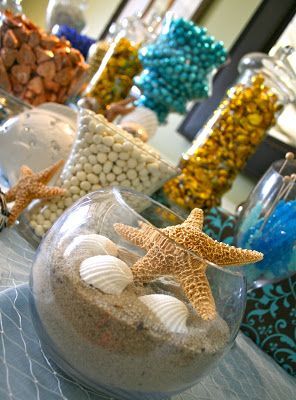 mermaid candy table