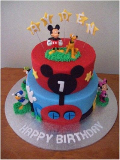 mickey mouse cake ideas | Mickey Mouse Clubhouse Birthday Party Ideas | Happy Bi