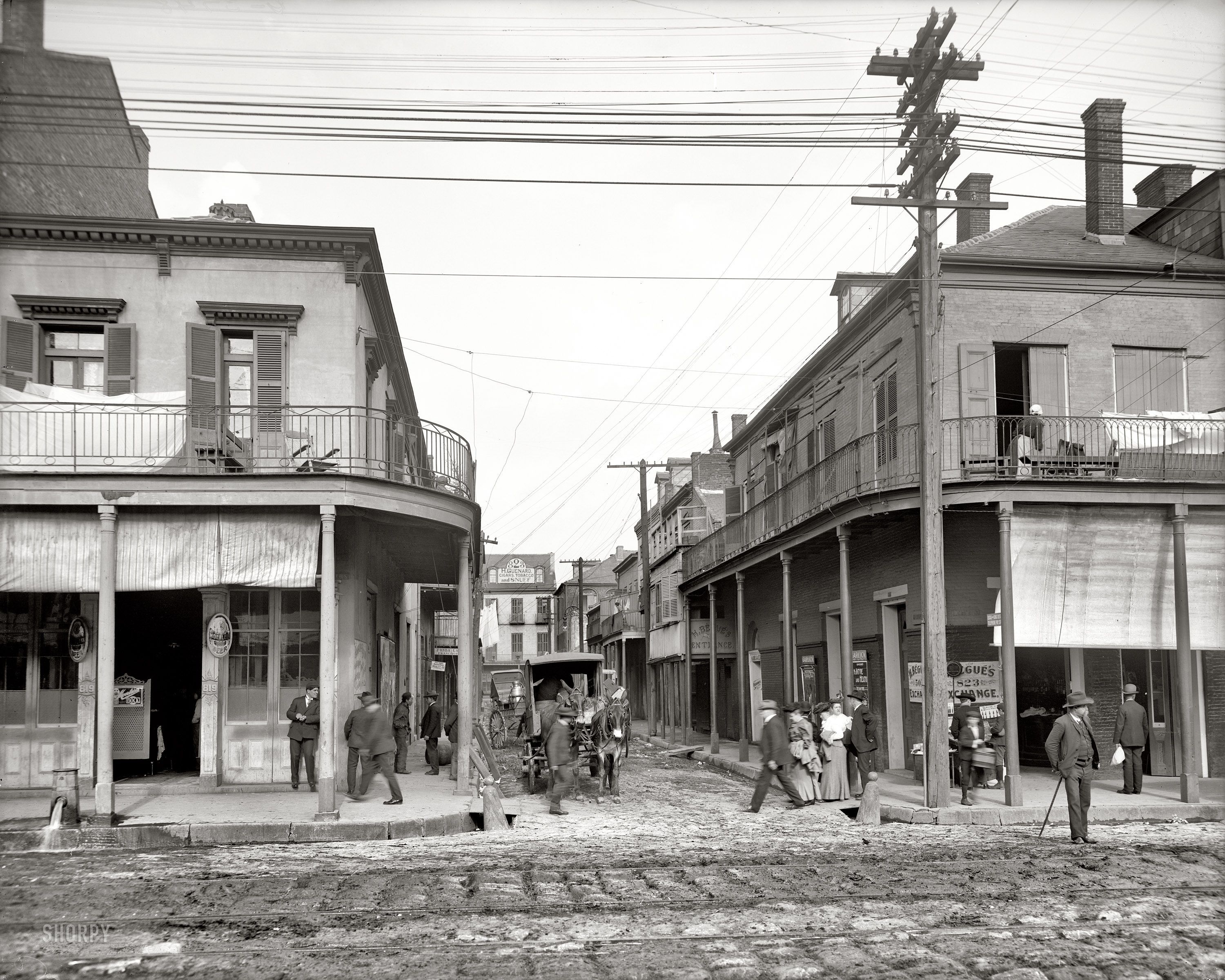 New Orleans circa 1906. Italian headquarters, Madison Street. click on pic til y