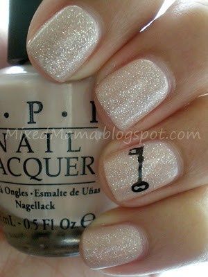 OPI Samoan Sand Glitter. This is a really pretty white for winter