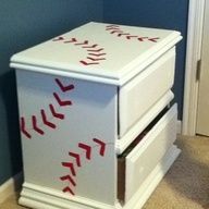 painted dresser baseball theme – Google Search
