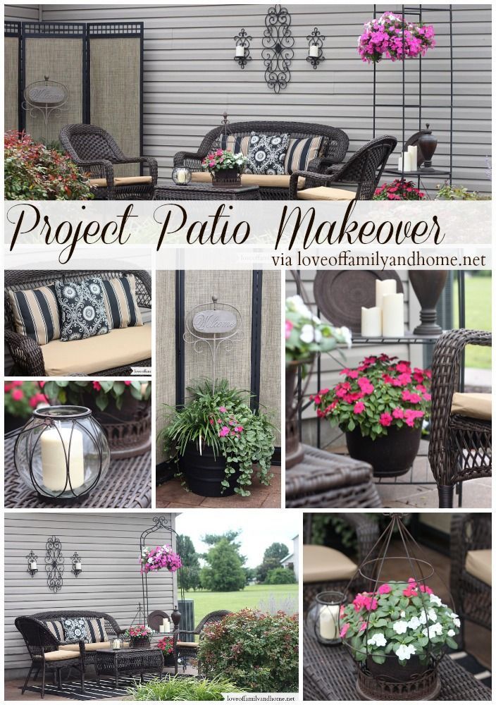 Patio Makeover {My Moms House} – Love of Family amp; Home
