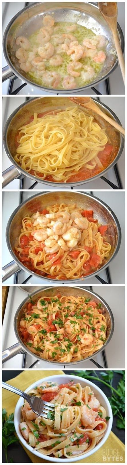 picy Shrimp amp; Tomato Pasta Recipe!