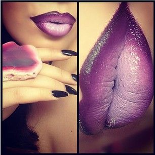 Purple Ombre lip