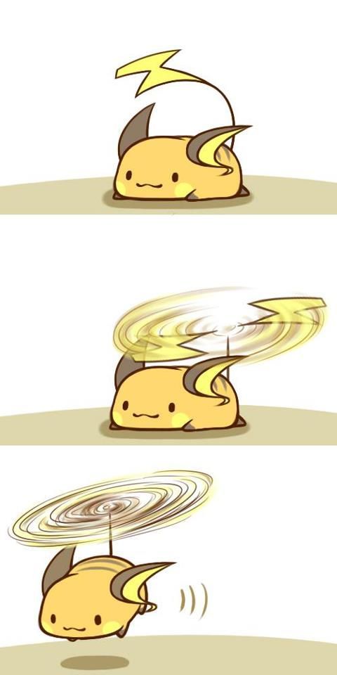 Raichu Learned Fly #Fun #Pokemon via Reddit user –Gianni–
