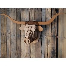 Recycled project: Cardboard Longhorn