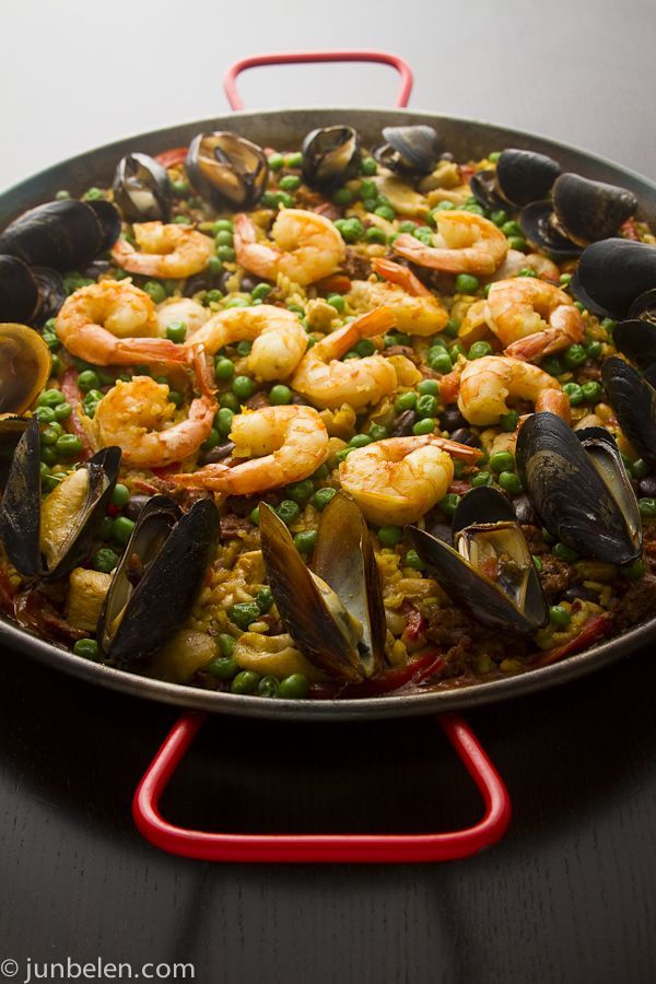 Seafood Paella Recipe-this is one of Brians favorites I will have to try to make