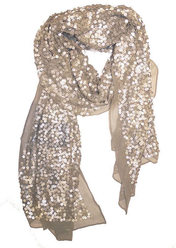 sequin scarf