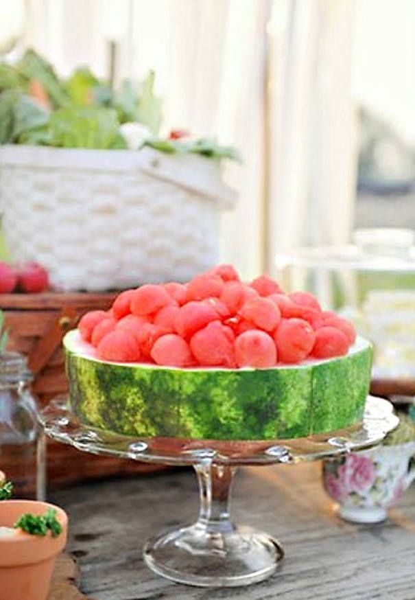 Simple and Unique way to serve watermelon