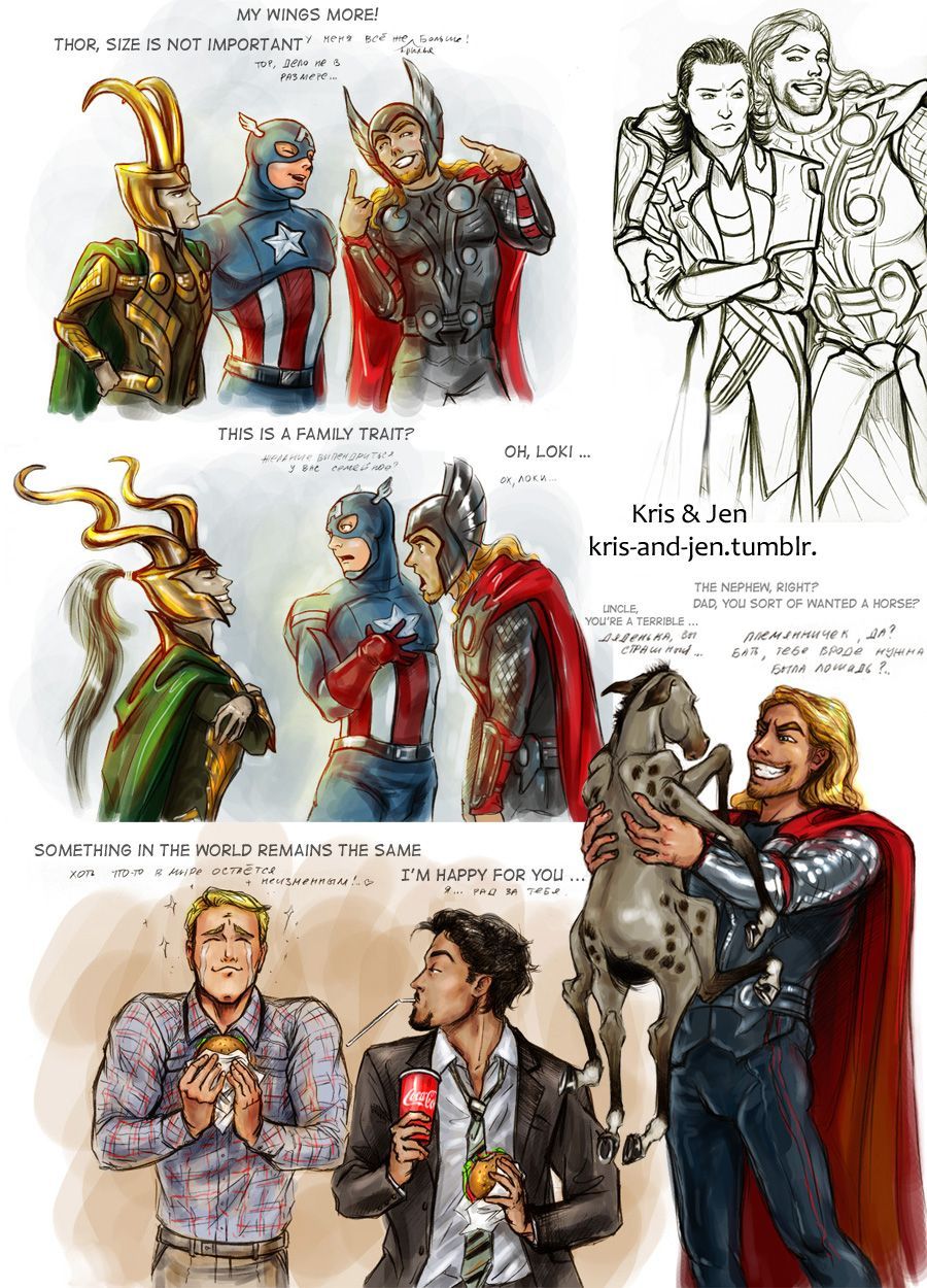 Sketch.The Avengers by ~jen-and-kris on deviantART
