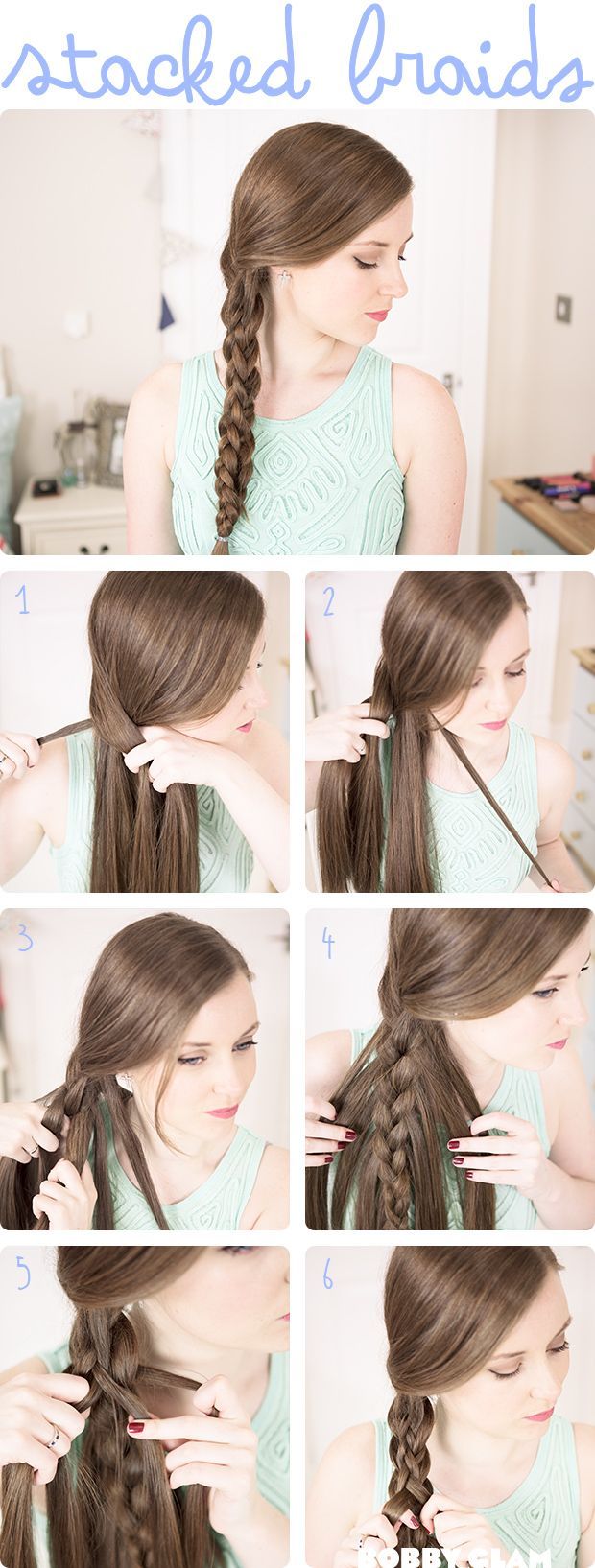 Stacked Braids: Need to try this; looks pretty cool!
