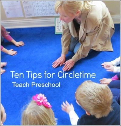 Ten tips for circletime in the preschool classroom – lots of these ideas would w