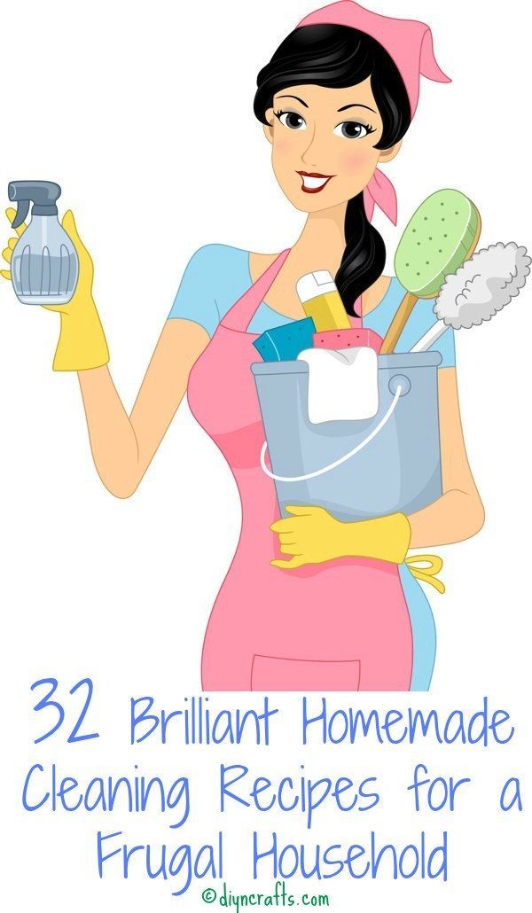 32 Brilliant Homemade Cleaning Recipes for a Frugal Household