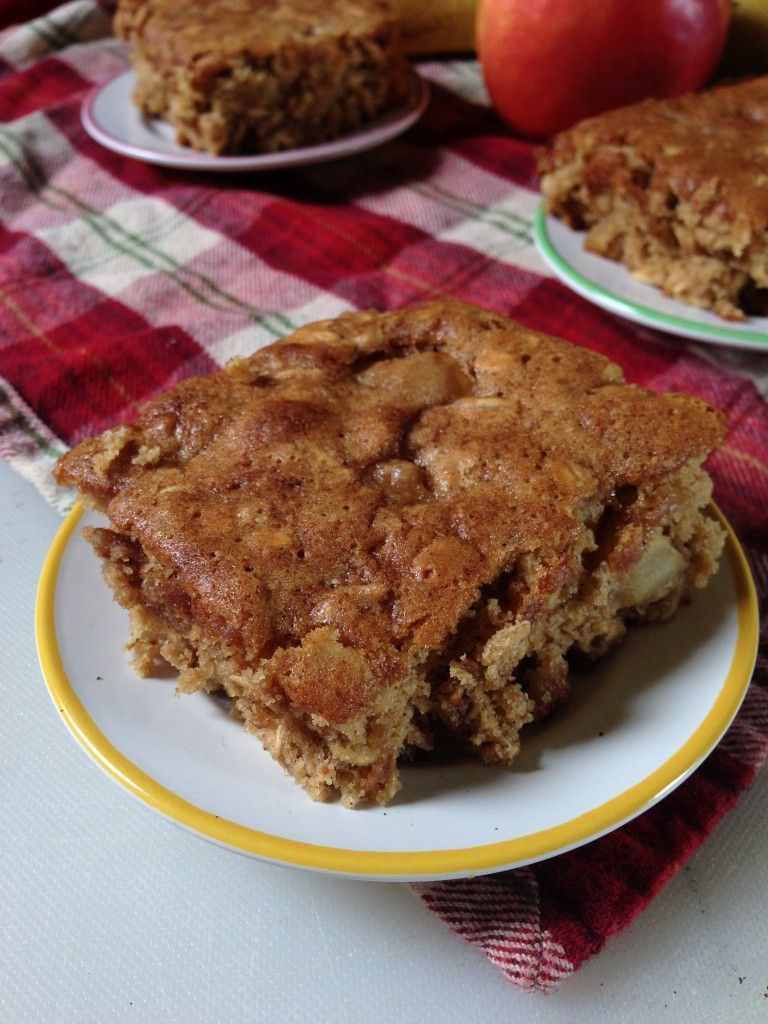 Apple Honey Oat Cake – clean eating