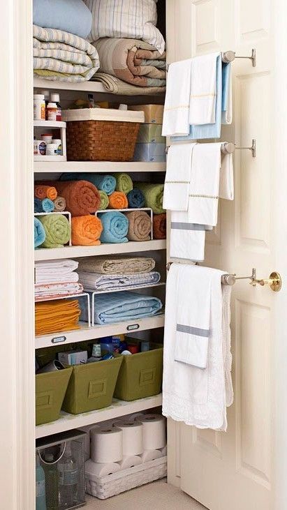 Awesome!!!!!  Linen closet organization