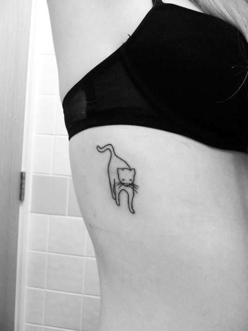cat tattoos10 Meow! 22 Cool Cat Tattoos. For all the other crazy cat ladies out