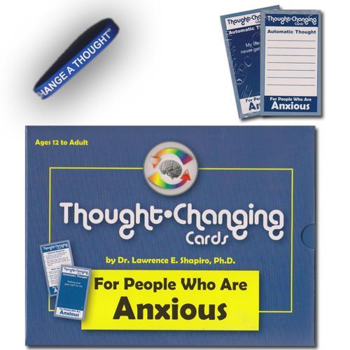 Child Therapy Toys – Thought Changing Cards for Anxiety