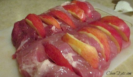 Crockpot Apple Pork Tenderloin #paleo #primal #recipe #realfood #eatclean