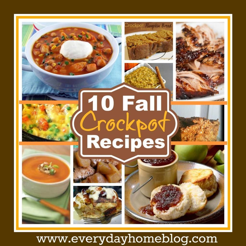 Crockpot Recipes for Fall by The Everyday Home