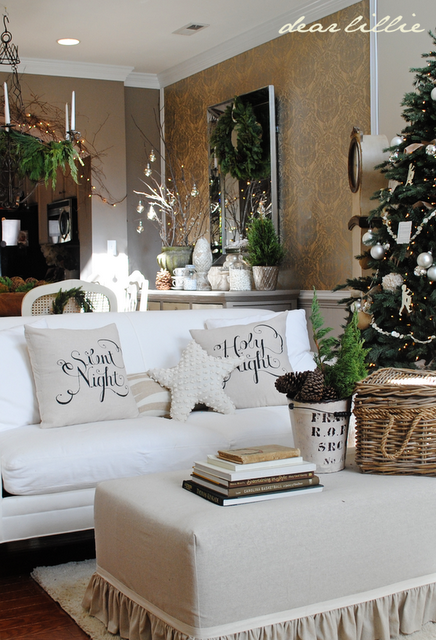Dear Lillie: Lovely white Christmas decor
