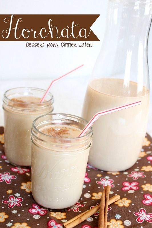 {Dessert Now, Dinner Later!} Horchata – Sweet Mexican Rice Milk #cincodemayo