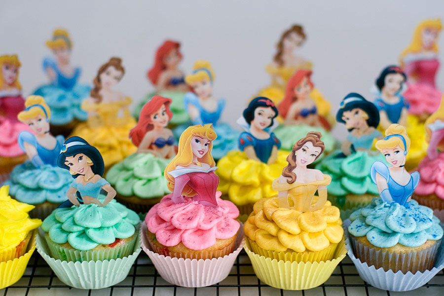 Disney Princess Cupcakes for miss kensleys bday