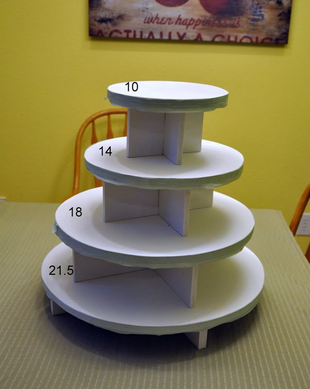 DIY Cake and cupcake stand…yep on to do list!