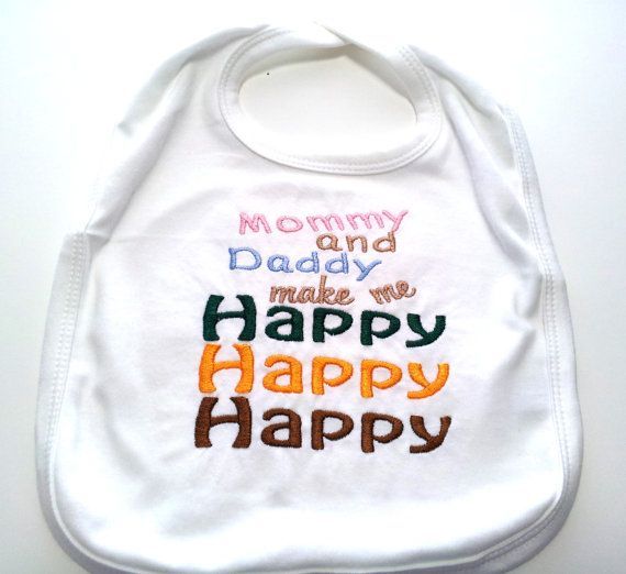 Duck Dynasty Unisex Baby Bib Made to Order Happy Happy Happy