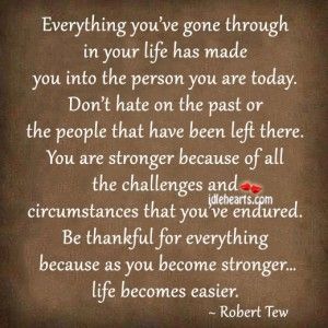 Everything You’ve Gone Through In Your Life Has Made…