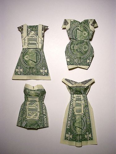 first money shirts, now money dresses!