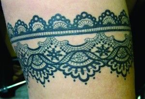 garter tattoo – I still play with this idea in my mind
