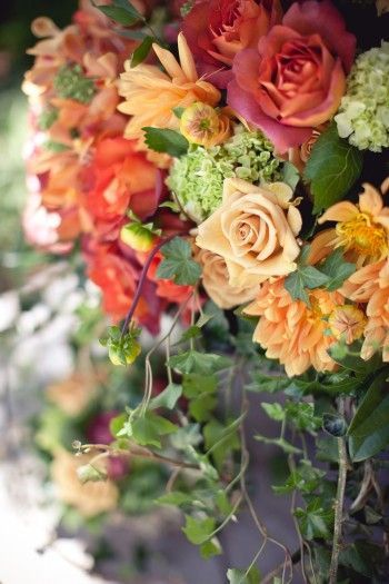 great colors for fall wedding